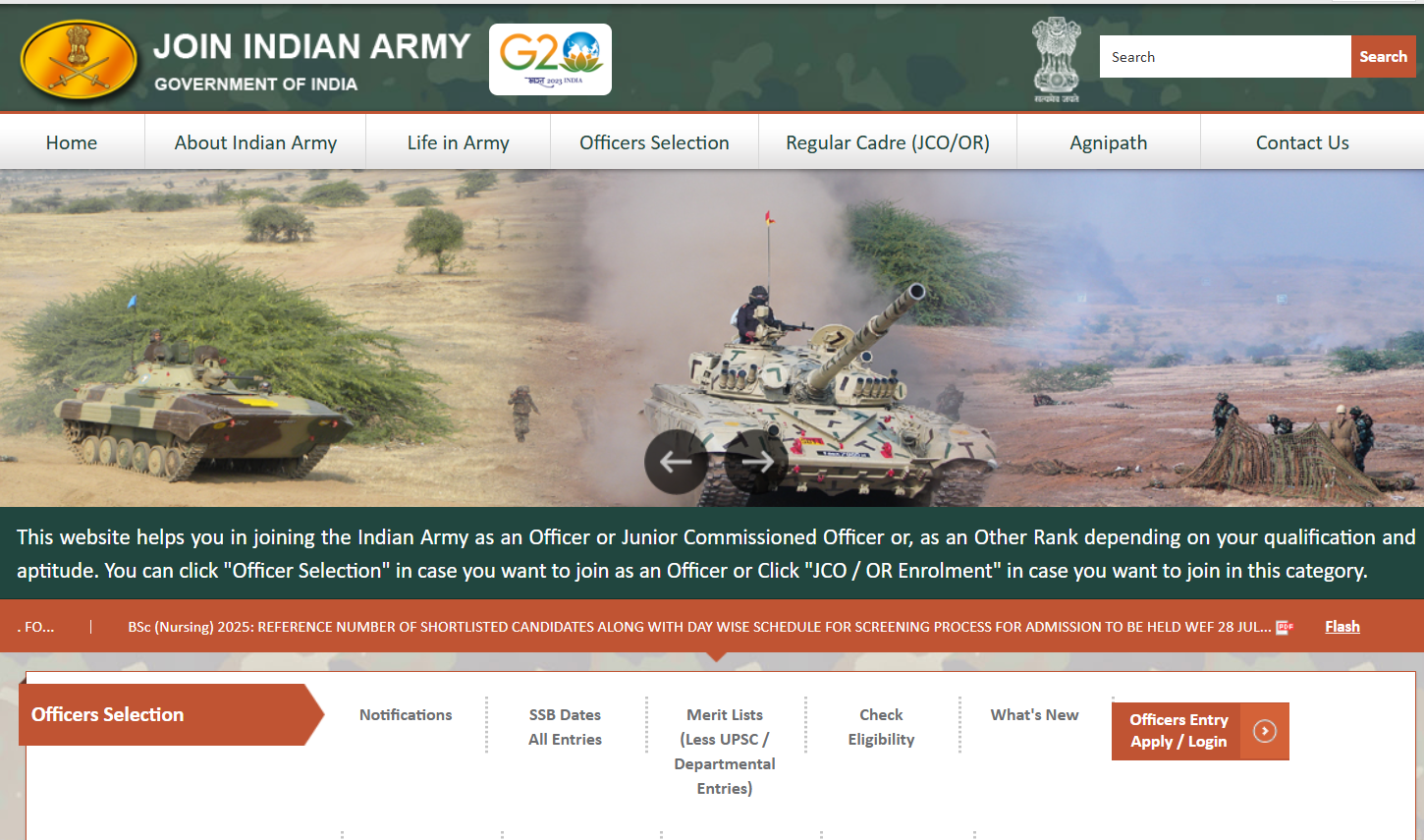 Army SSC Tech 66th Recruitment 2025
